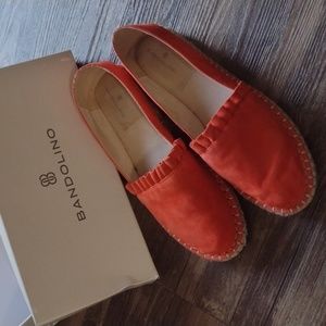 Orange espadrilles